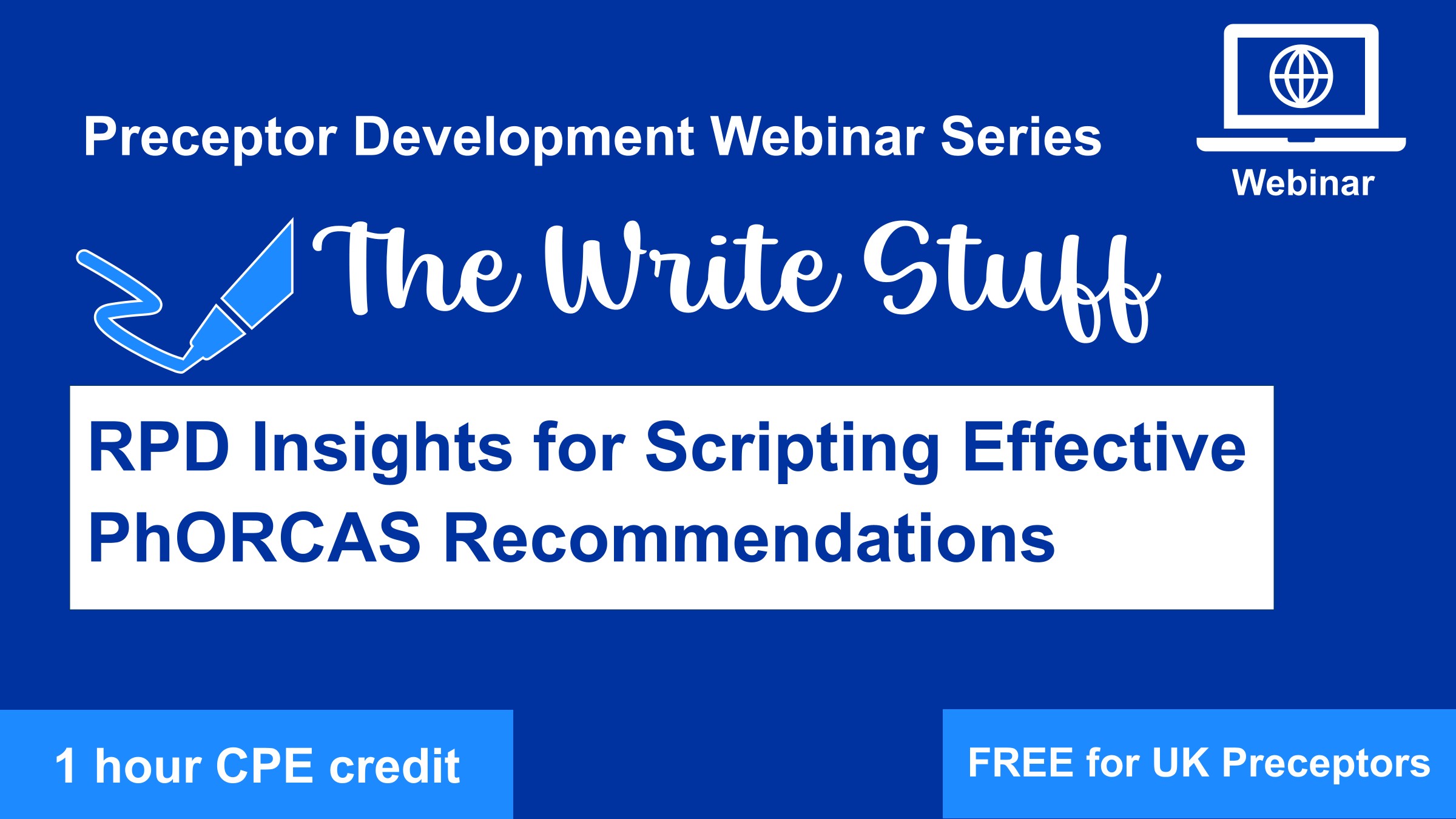 ON-DEMAND WEBINAR | The Write Stuff: RPD Insights for Scripting Effective PhORCAS Recommendations
